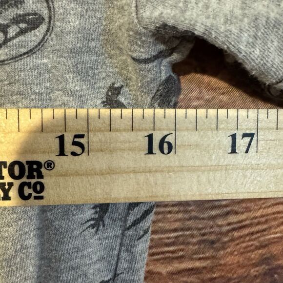 Jurassic World T-shirt Size 12 Youth Gray AOP Logo Dinosaur Short Sleeve Park - Picture 5 of 7